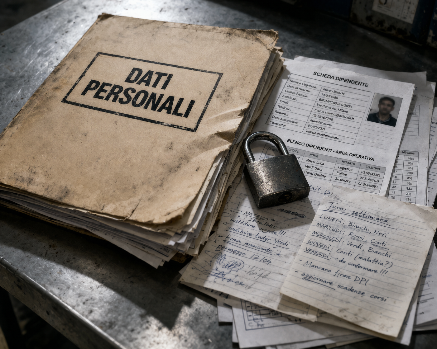 Conformità GDPR dati personali operatori field service