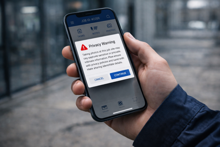 Company apps that do not comply with the GDPR: the risks in field service