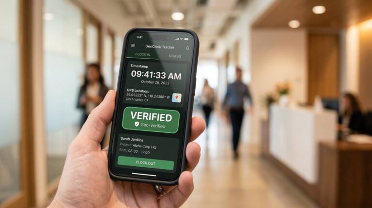 App für Reinigungsunternehmen: Geolokalisiertes Stempeln, DSGVO und Null Streitfälle