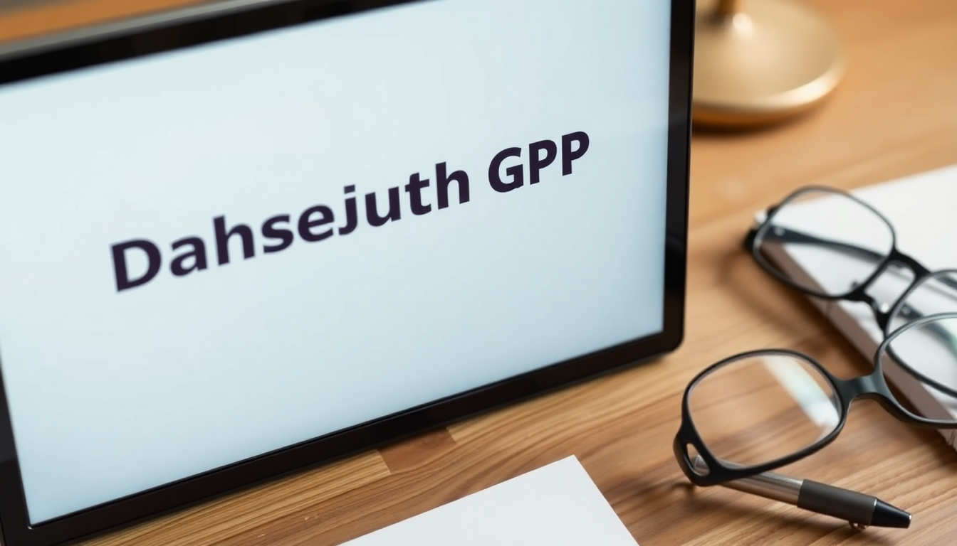 Datenschutz GPS Dokument auf Bildschirm