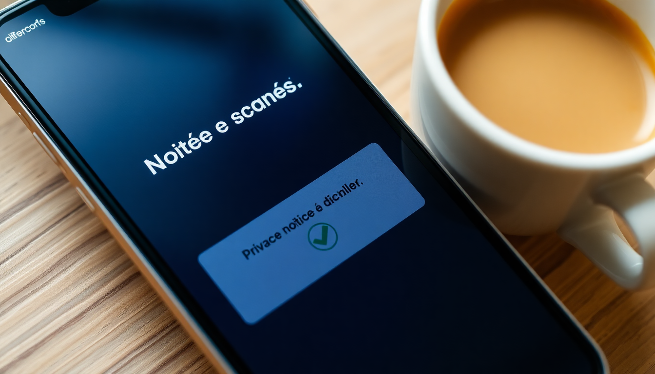 Signature numérique avis GPS sur smartphone