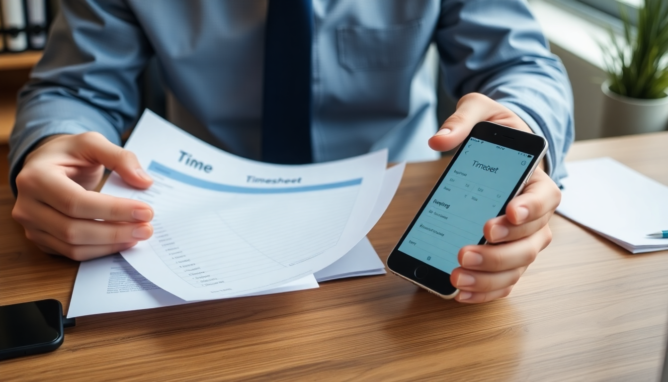 Fra timeliste til app: overgangen for en liten bedrift