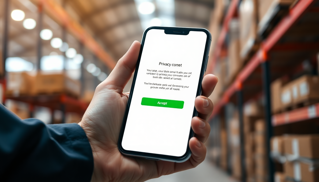 GPS privacy consent smartphone